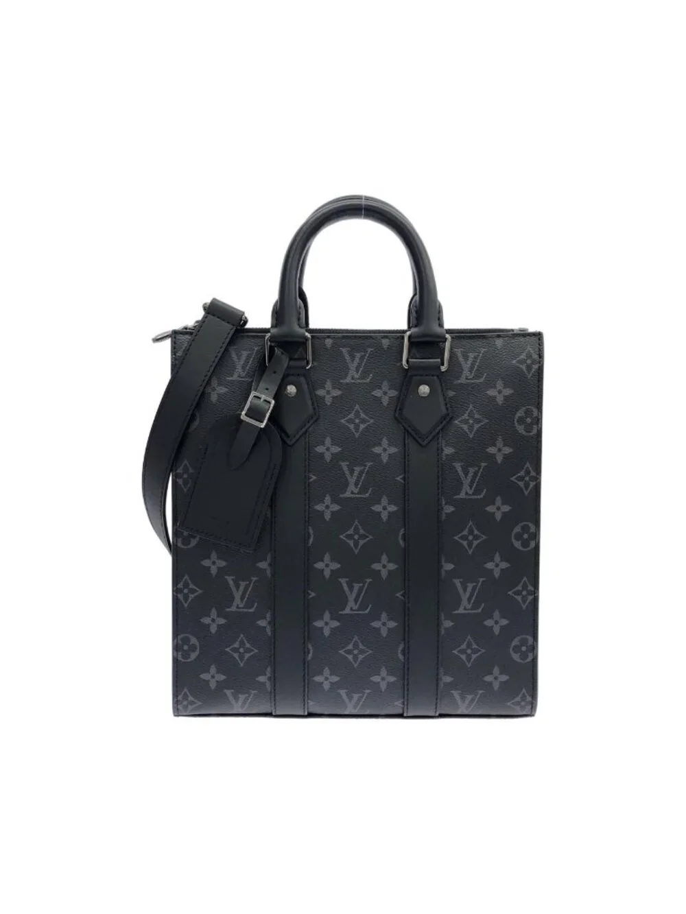 Louis Vuitton Monogram Eclipse Sac Plat Cross